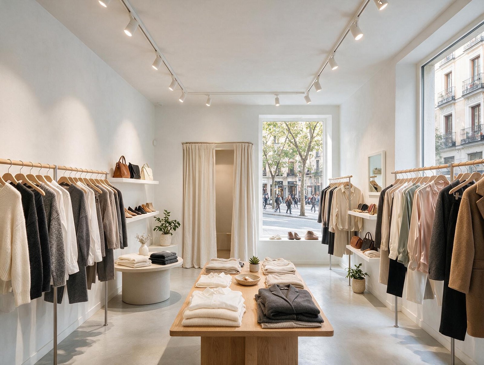 Acabado: tienda de moda en el barrio de Salamanca después de la reforma